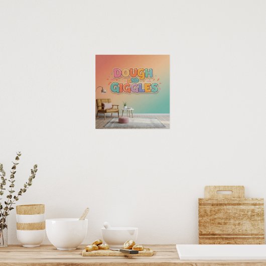 Portretten en afdrukken poster (Keuken)