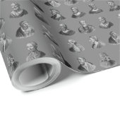 Portretten Patroon van oude filosofen Cadeaupapier (Rol Hoek)