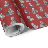 Portretten Patroon van oude filosofen Cadeaupapier (Rol Hoek)