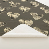 Portretten Patroon van oude filosofen Sherpa Deken (3/4)