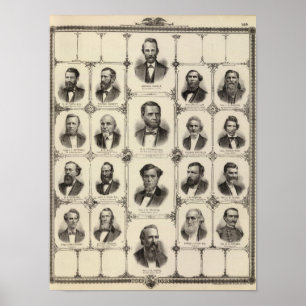 Portretten van Addison Daniels, RD Stephens Poster