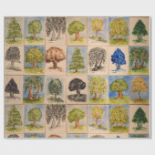 Portretten van bomen inpakpapier (Vlak)