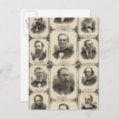 Portretten van burgers van Cedar Rapids Briefkaart (Voorkant / Achterkant)