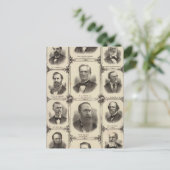 Portretten van burgers van Cedar Rapids Briefkaart (Staand voorkant)