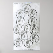 Portretten van de Romeinse keizer Poster (Voorkant)