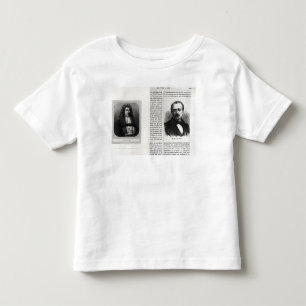Portretten van Denis Papin en Etienne Lenoir Kinder Shirts