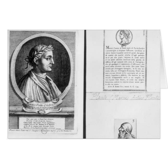 Portretten van Horace Scipio Aemilianus (Voorkant Horizontaal)