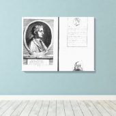 Portretten van Horace Scipio Aemilianus Canvas Afdruk (Insitu (Houten vloer))