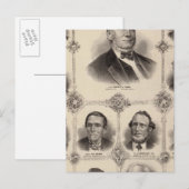 Portretten van Illinois Thirteen Briefkaart (Voorkant / Achterkant)