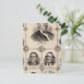 Portretten van Illinois Thirteen Briefkaart (Staand voorkant)