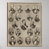 Portretten van John S Bender, Ancil B Ball Poster (Voorkant)