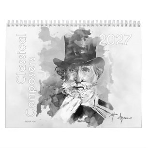Portretten van Klassieke Componisten, 2026 Kalender