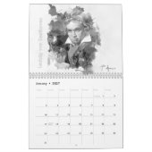 Portretten van Klassieke Componisten, 2026 Kalender (Jan 2027)