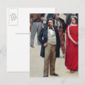 Portretten van kunstenaars en acteurs briefkaart (Voorkant / Achterkant)