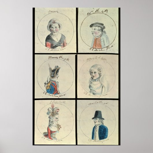 Portretten van Mary I Edward IV Poster (Voorkant)