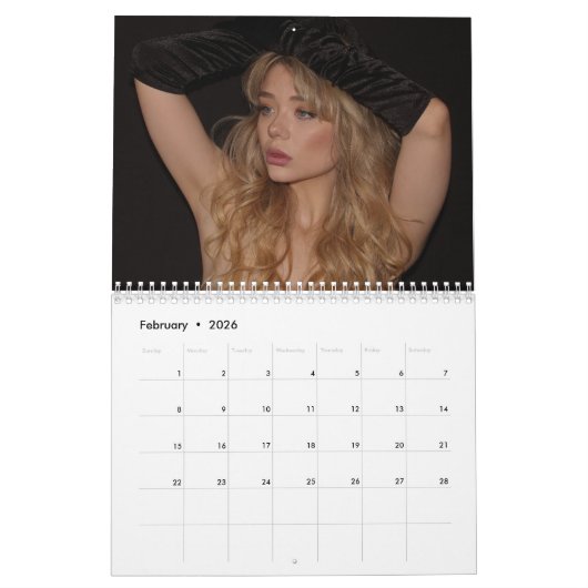 Portretten van mooie jonge vrouwen kalender (Feb 2026)