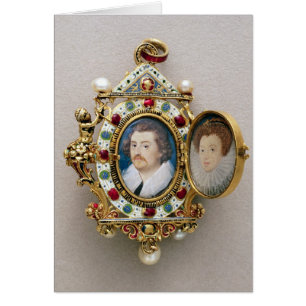 Portretten van onbekend man en onbekend, c.1590