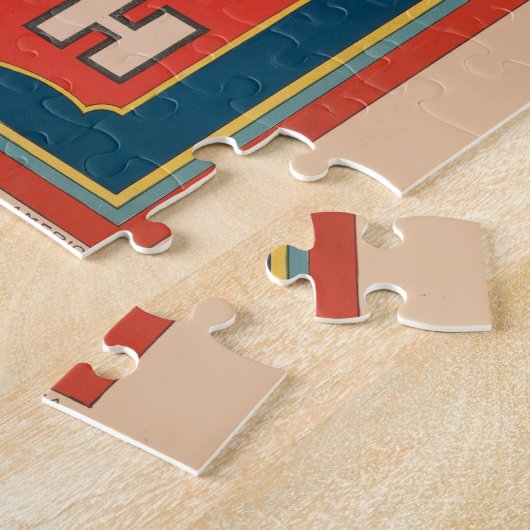 Portretten van P.T. Barnum en J.A. Bailey Legpuzzel (Zijkant)