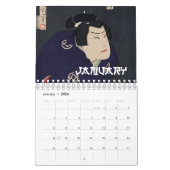 Portretten van Toyohara Kunichika Classic Japanse  Kalender (Jan 2026)
