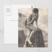  portretten voor schoonheidsvlies briefkaart (Voorkant / Achterkant)