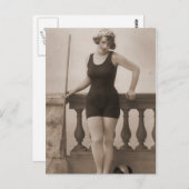 portretten voor schoonheidsvlies briefkaart (Voorkant / Achterkant)