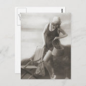 portretten voor schoonheidsvlies briefkaart (Voorkant / Achterkant)