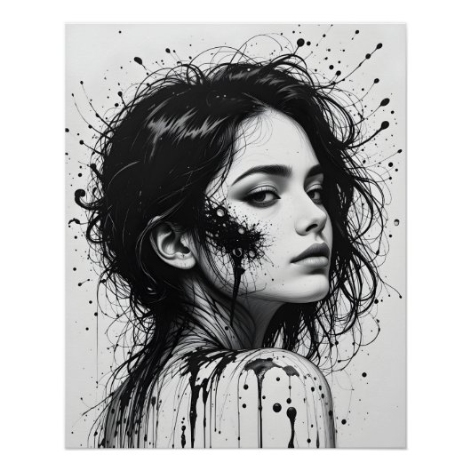 Portretverschuiving bij smelten perfect poster (Voorkant)