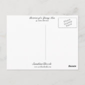 Portriat van een jong Man Briefkaart (Achterkant)