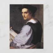 Portriat van een jong Man Briefkaart (Voorkant)