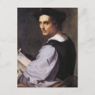 Portriat van een jong Man Briefkaart