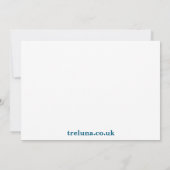 Portscatho Gig Rowers Card Bedankkaart (Achterkant)