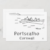 Portscatho Gig Rowers Card Bedankkaart (Voorkant / Achterkant)