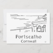 Portscatho Harbour Card Bedankkaart (Voorkant)