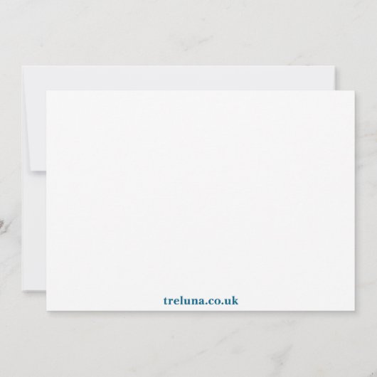 Portscatho Harbour Card Bedankkaart (Achterkant)