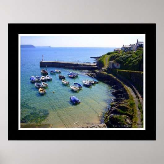 Portscatho Harbour, Cornwall Poster (Voorkant)