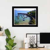 Portscatho Harbour, Cornwall Poster (Thuiskantoor)