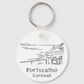 Portscatho Harbour Keyring Sleutelhanger (Voorkant)