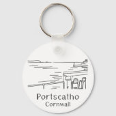 Portscatho Harbour Keyring Sleutelhanger (Achterkant)