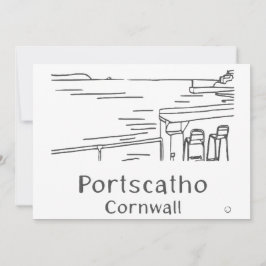 Portscatho Havenkaart Bedankkaart