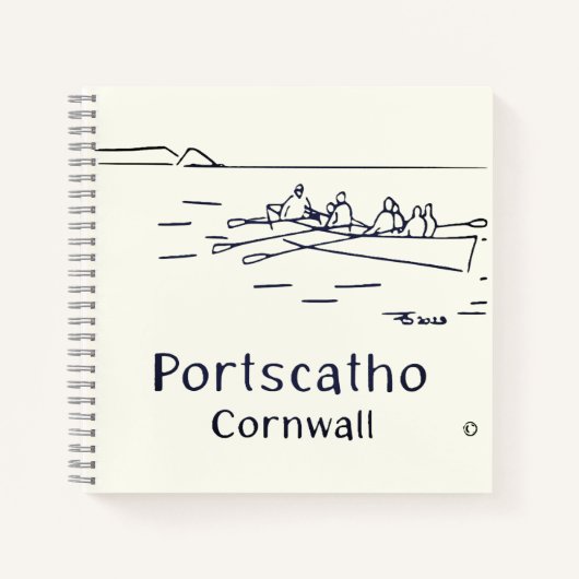 Portscatho Rowers gastenboek Notitieboek (Voorkant)