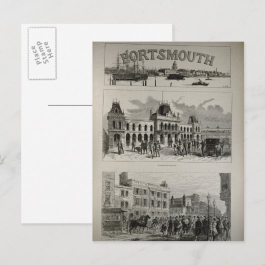 Portsmouth Briefkaart (Voorkant / Achterkant)