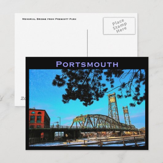 Portsmouth Briefkaart (Voorkant / Achterkant)