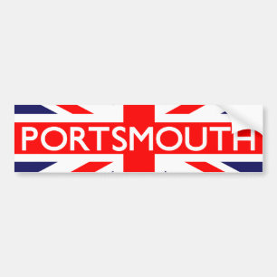 Portsmouth: Britse vlag Bumpersticker