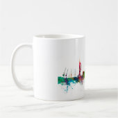 Portsmouth England Skyline Koffiemok (Links)