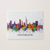 Portsmouth England Skyline Legpuzzel (Horizontaal)