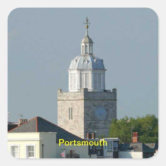 Portsmouth - England Vierkante Sticker (Voorkant)