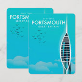 Portsmouth Great British Vacation poster (Voorkant / Achterkant)