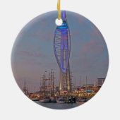 Portsmouth, Hampshire, Engeland Keramisch Ornament (Achterkant)