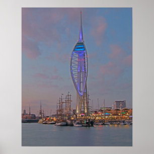 Portsmouth, Hampshire, Engeland Poster