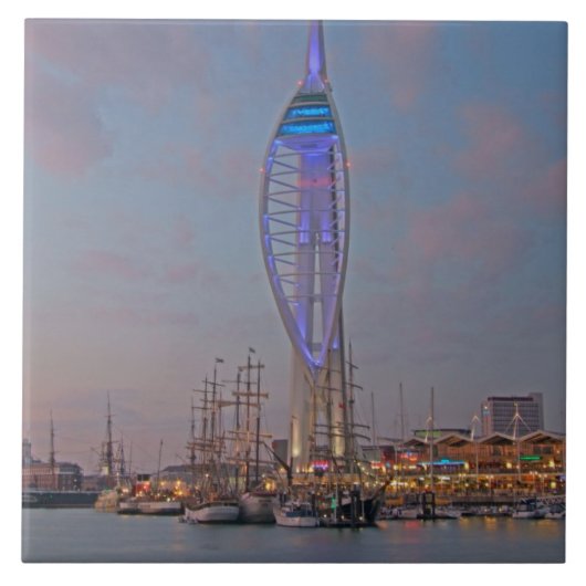 Portsmouth, Hampshire, Engeland Tegeltje (Voorkant)